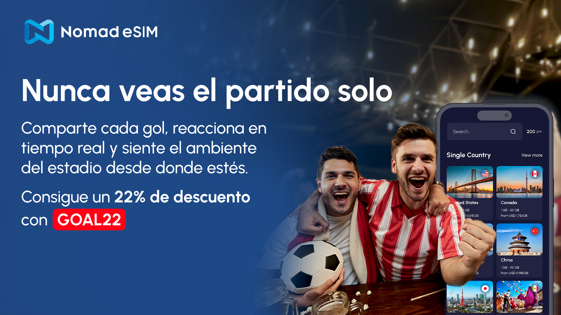 Nomad Esim Facebook ad