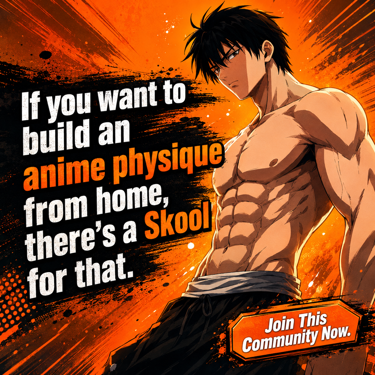 Skool Facebook ad