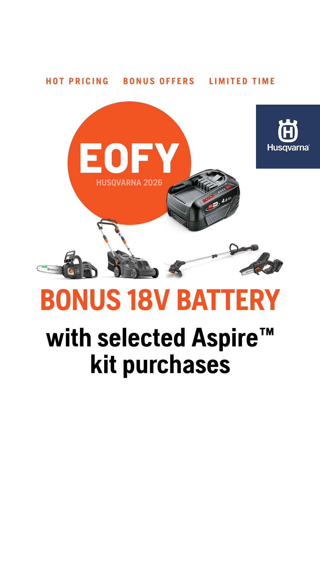 Husqvarna Facebook ad