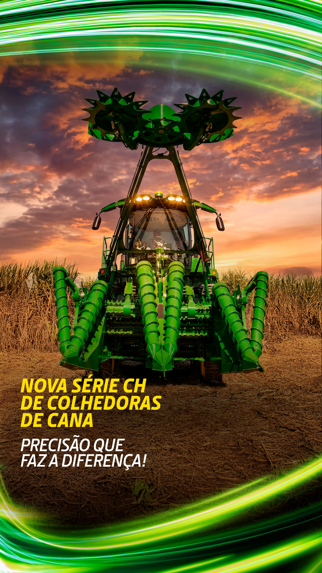 John Deere Facebook ad: Precisão que faz a diferença!