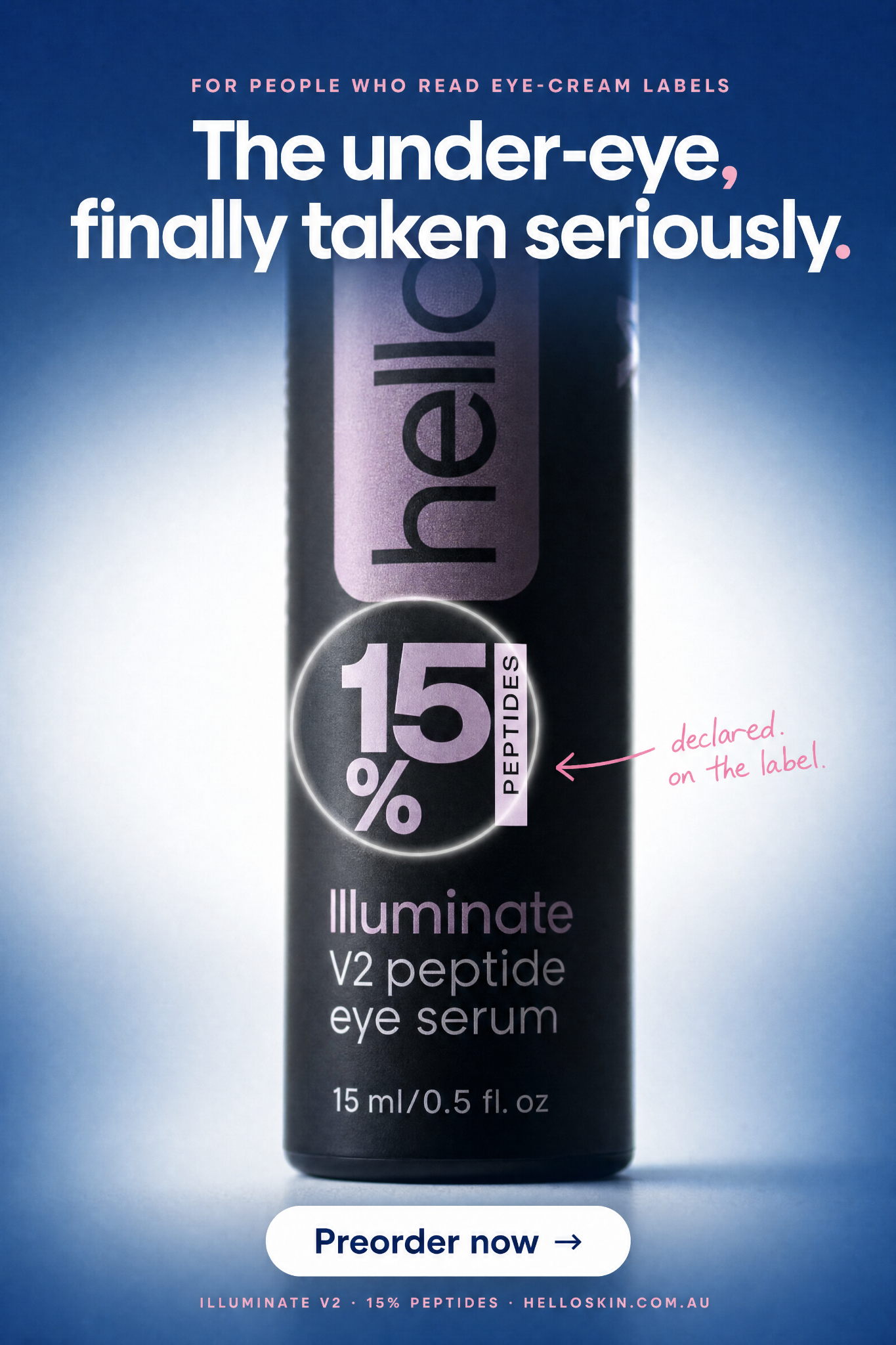 Helloskin Facebook ad