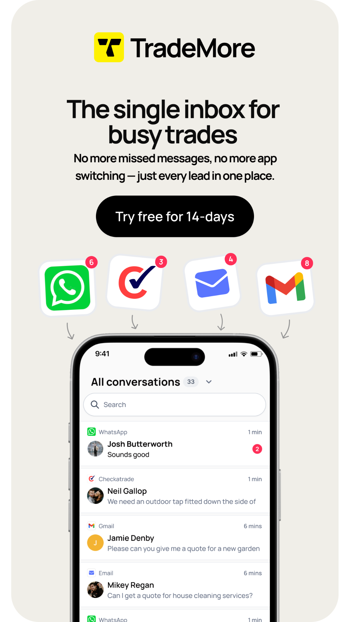 TradeMore Facebook ad