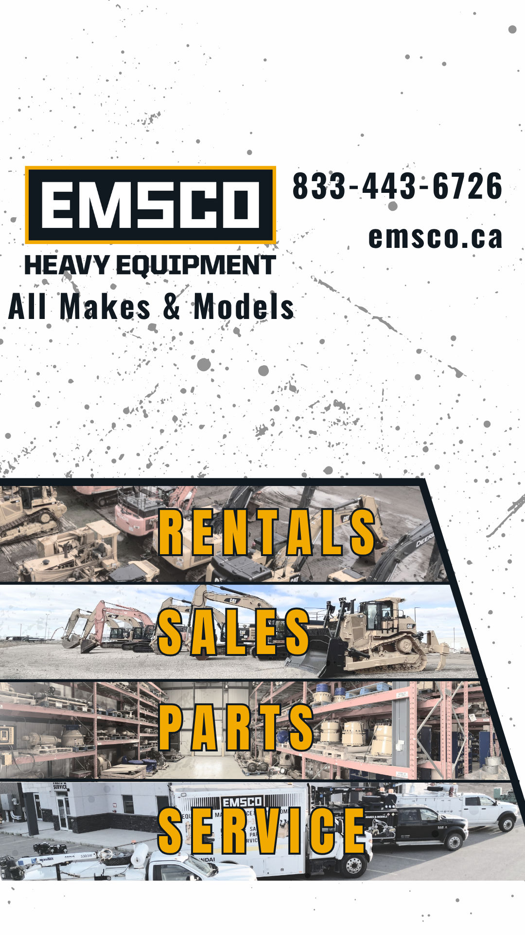 EMSCO Heavy Equipment Facebook ad from Jun 19, 2025