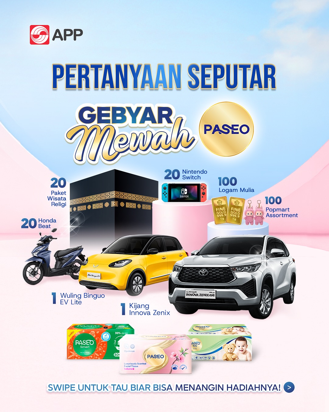 Paseo Tissue Facebook ad: Punya pertanyaan seputar Gebyar Mewah Paseo?