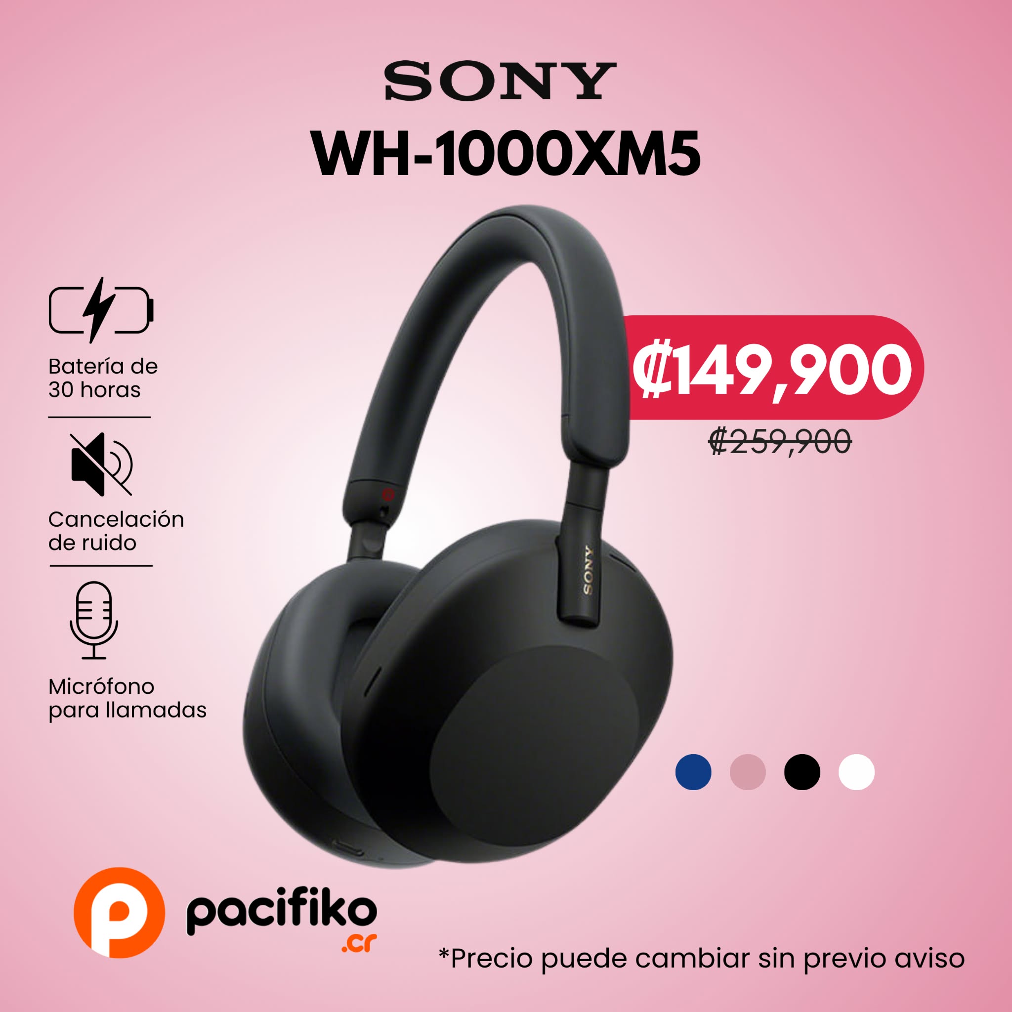 Pacifiko Facebook ad