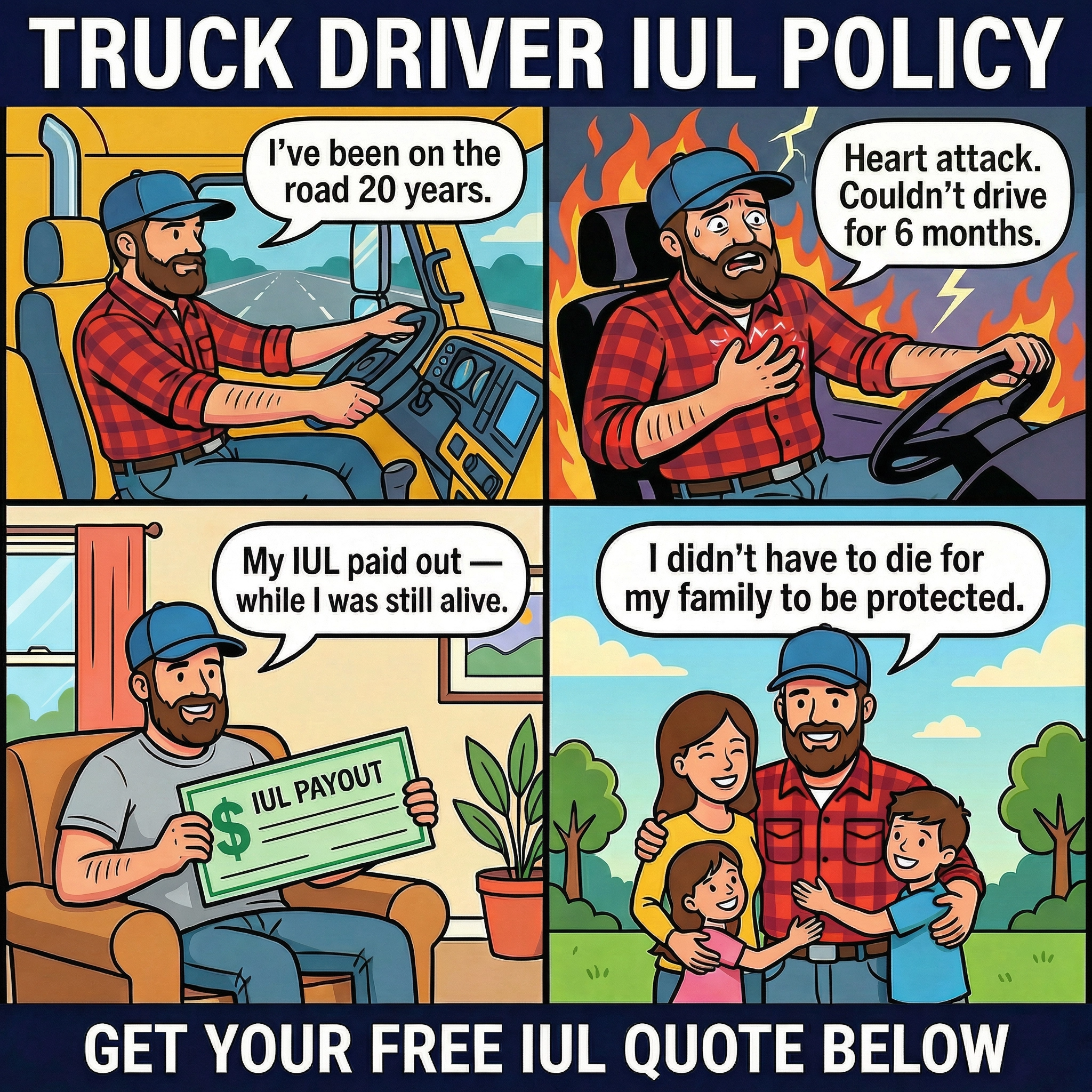 The American Trucker Advantage Facebook ad