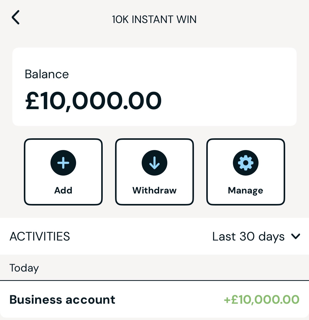 Spins N Wins Facebook ad
