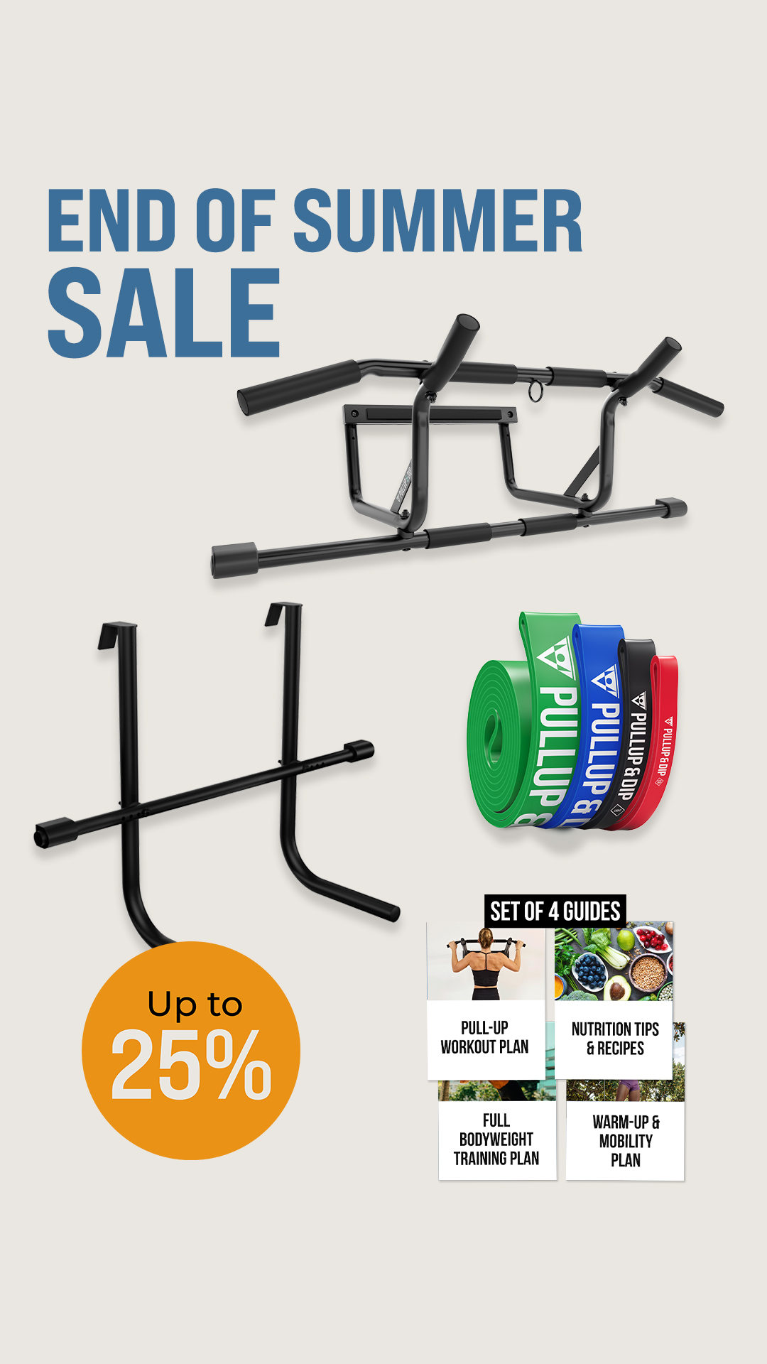 Pullup & Dip Facebook ad: Get fit, build strength and muscle