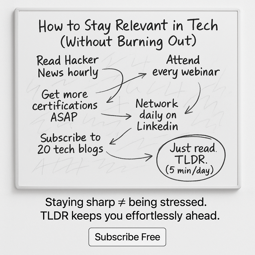 TLDR Newsletter Facebook ad