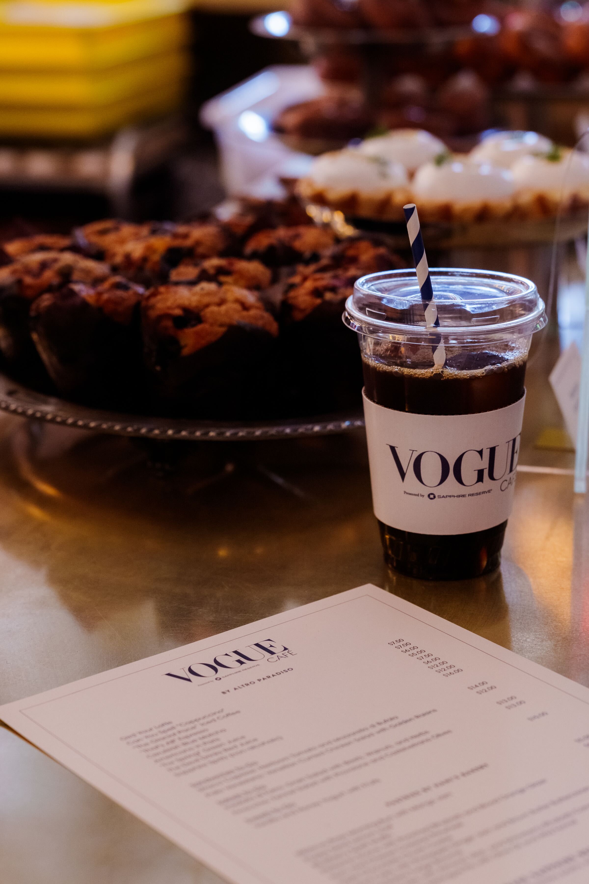 Vogue Facebook ad: Presented by Chase Sapphire Reserve