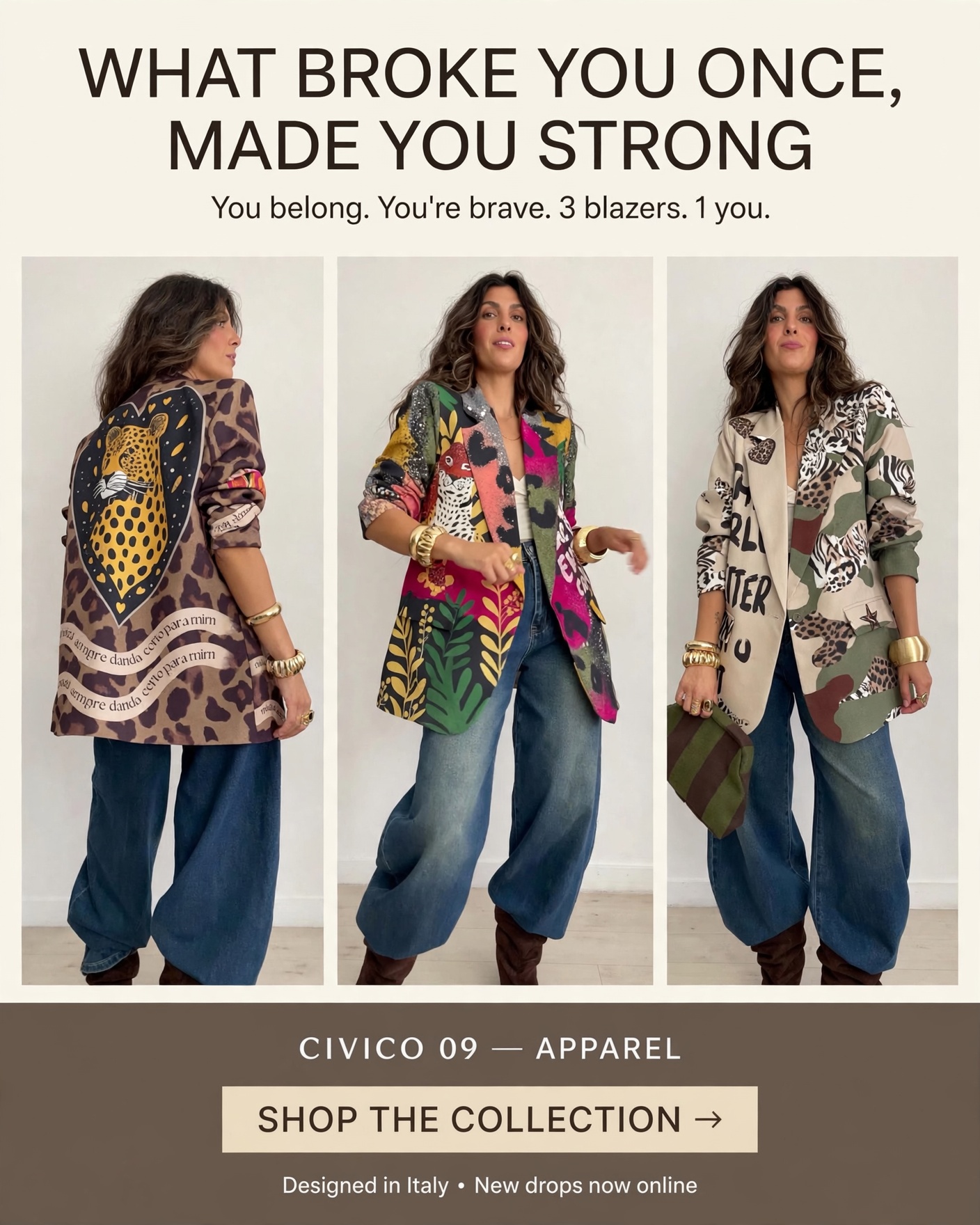 Civico 09 Facebook ad: BLAZER TOP