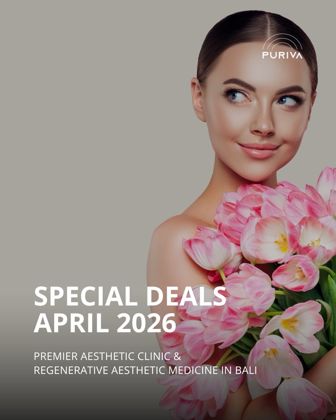 purivaclinicbali Facebook ad: April glow season is here