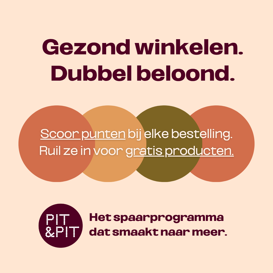 Pit&Pit Facebook ad: Gezond winkelen, dubbel beloond.