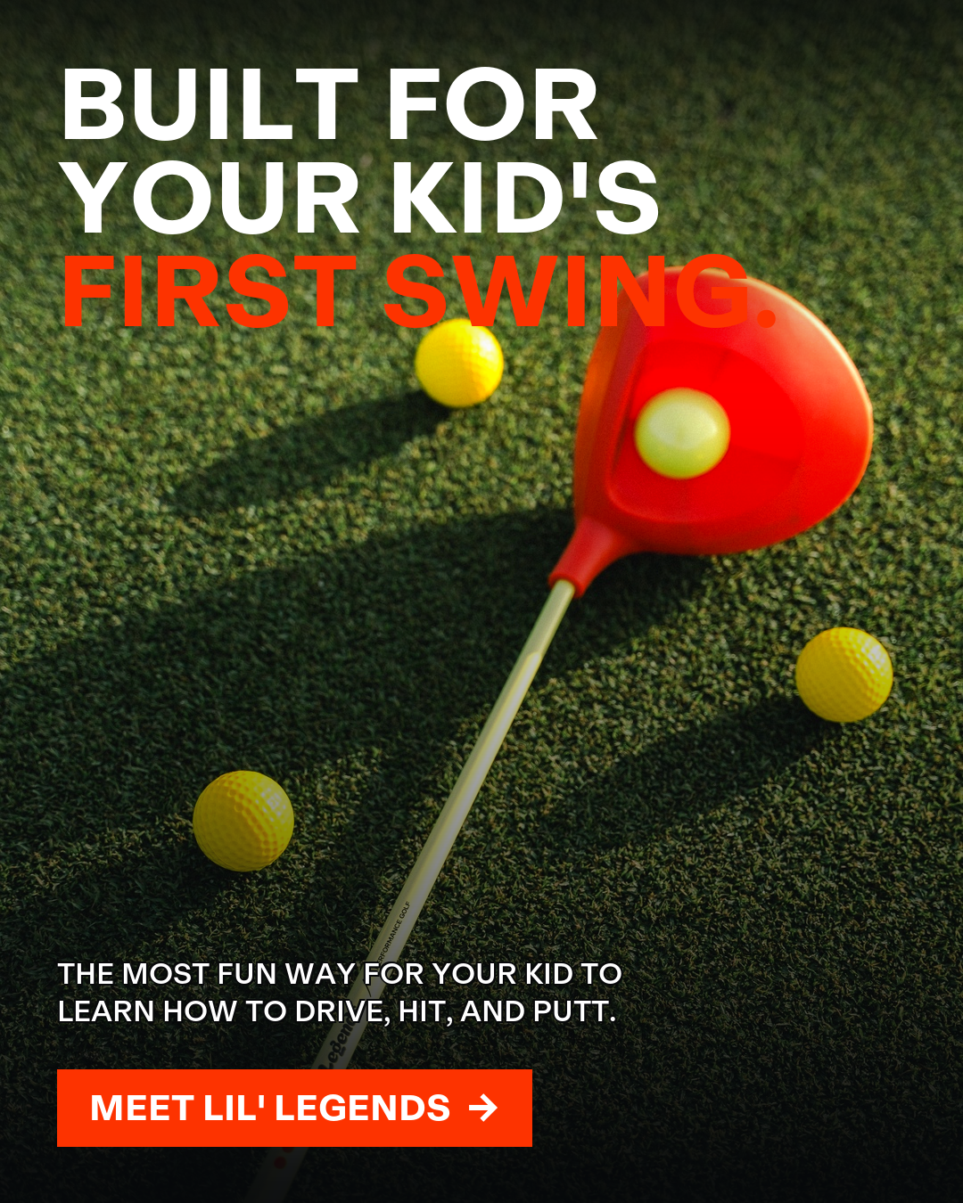 Performance Golf Facebook ad