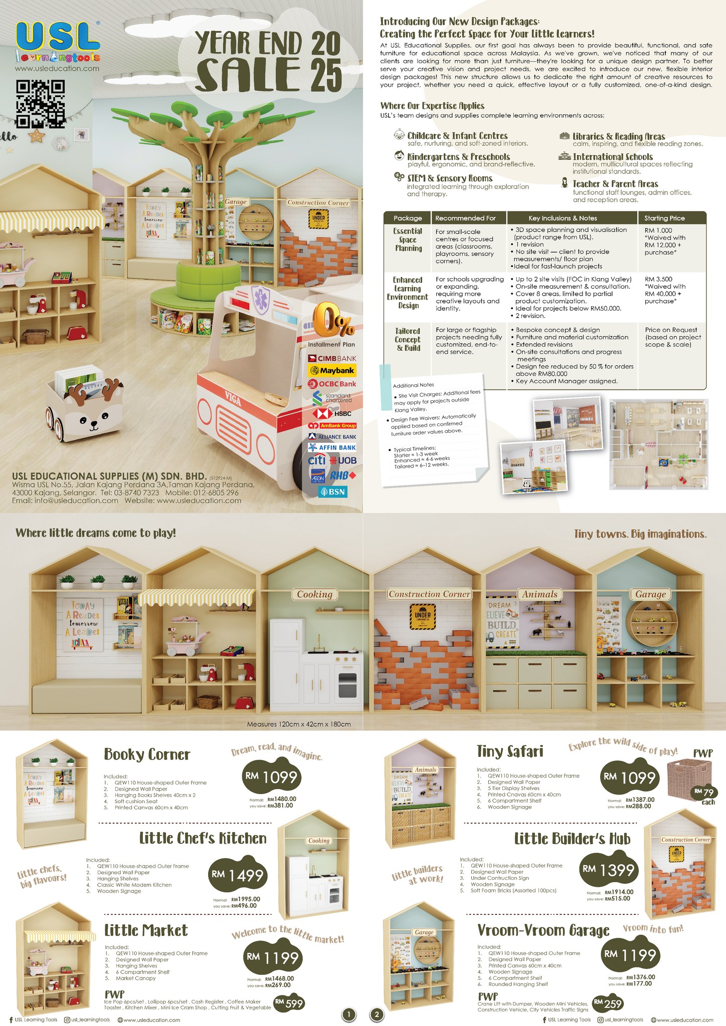 USL Learning Tools Facebook ad: USL Year-End Sale Promotion Catalog 2025!