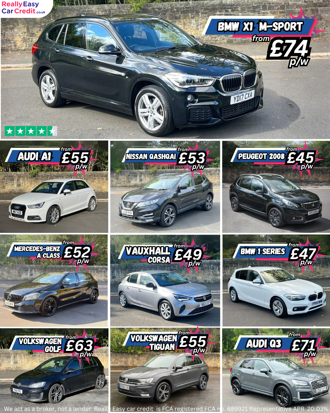Really Easy Car Credit Facebook ad