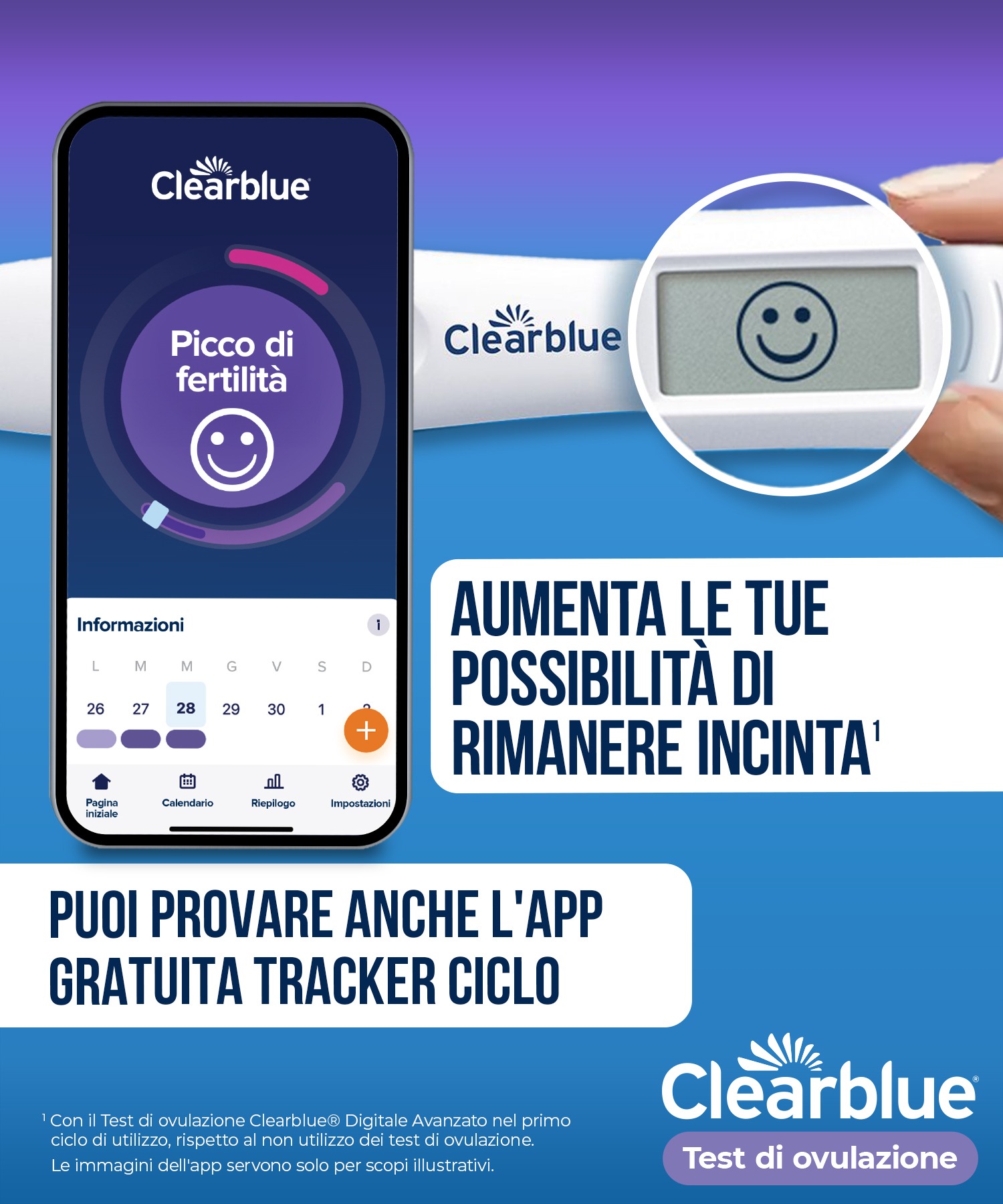 Clearblue Facebook ad