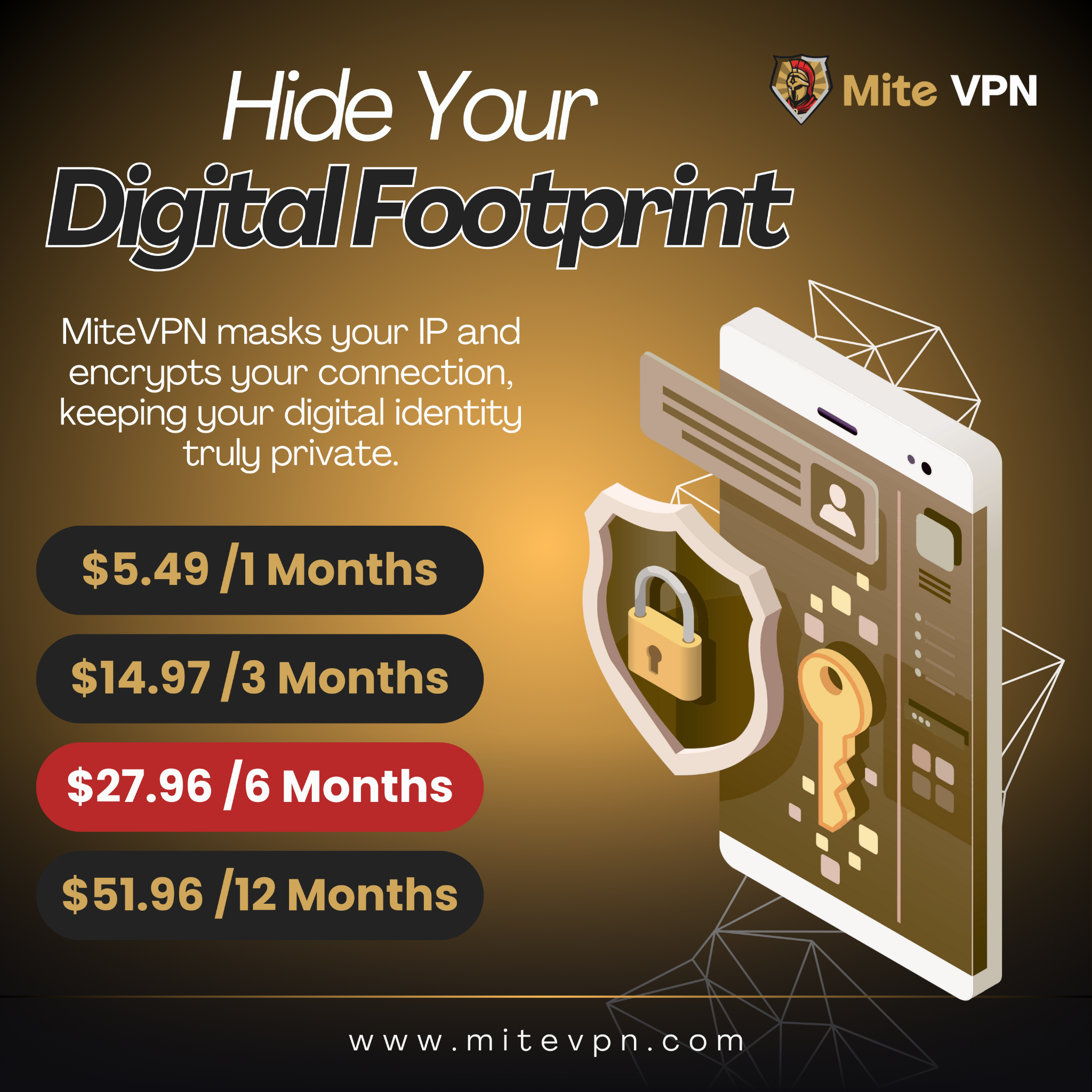 MITE VPN Facebook ad