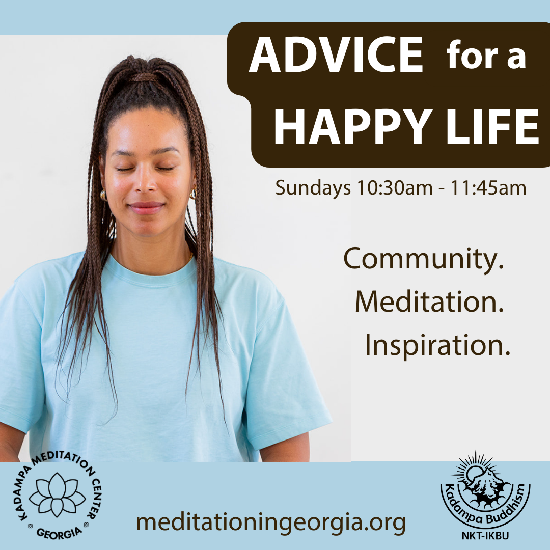 Kadampa Meditation Center Georgia (KMC GA) Facebook ad