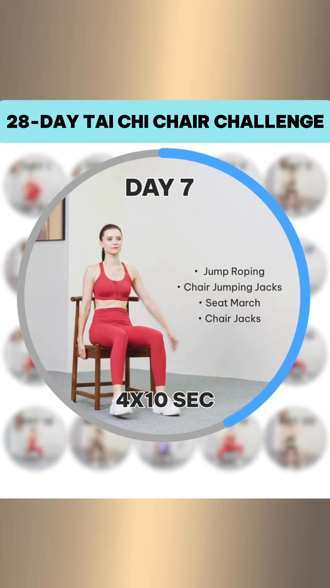 21-Day Muscle Workout Planner Facebook ad: Start Training!