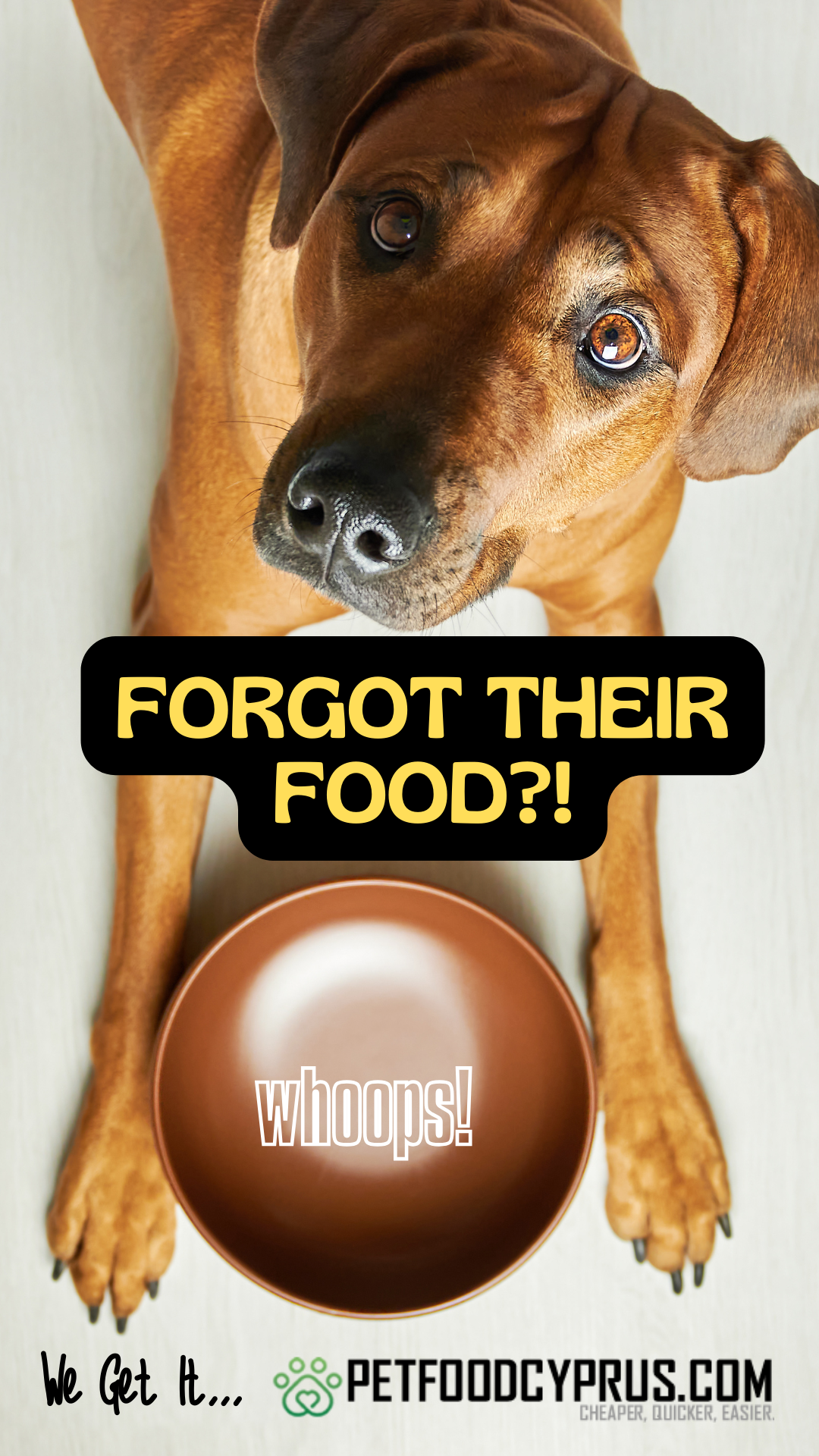 Pet Food Cyprus Facebook ad