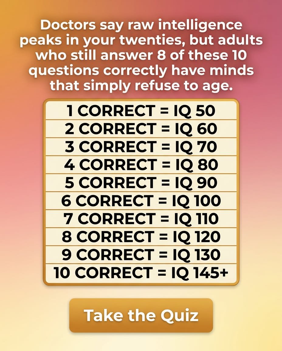 Clara Sage Facebook ad: IQ Test