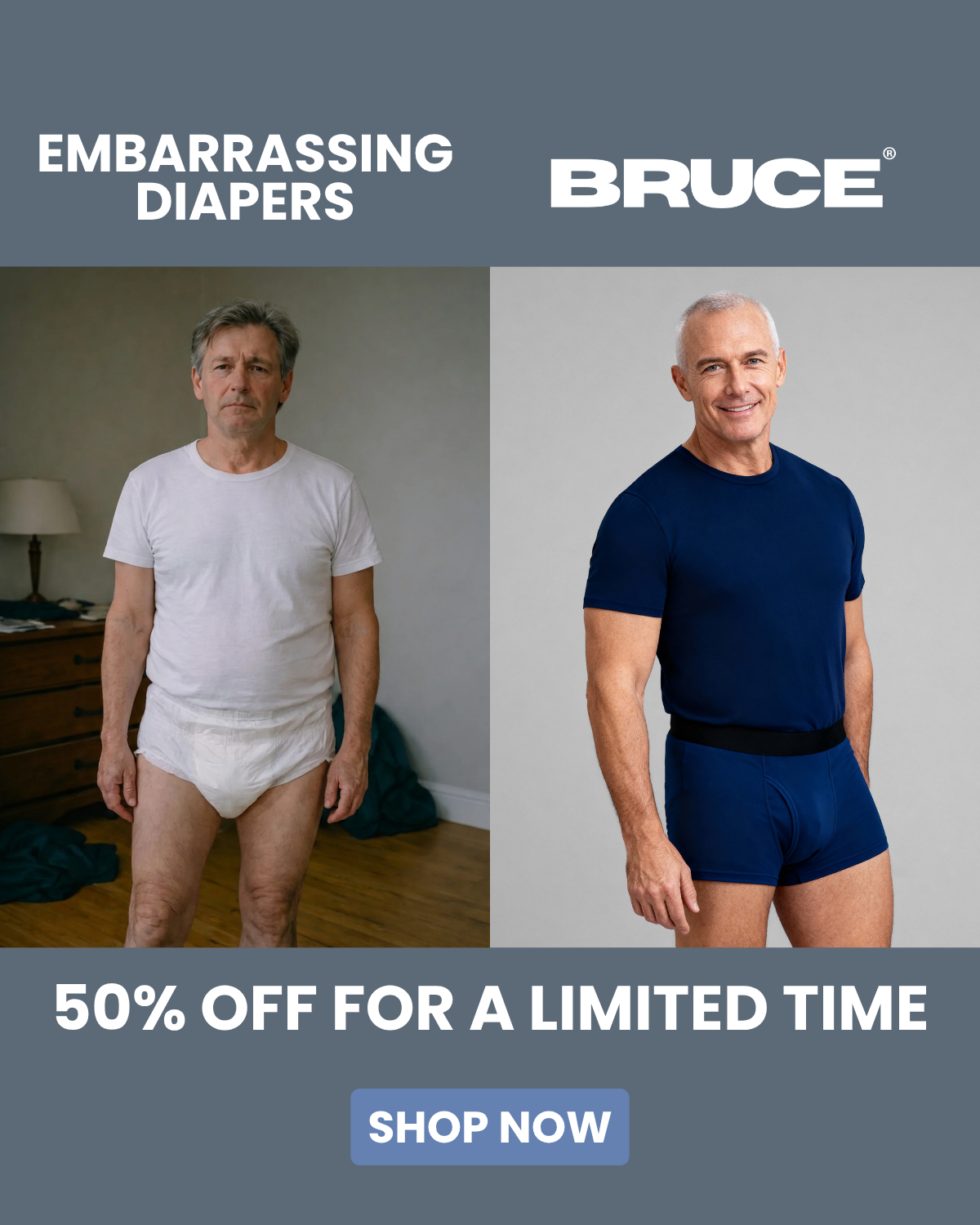 Bruce’s Boxers Facebook ad