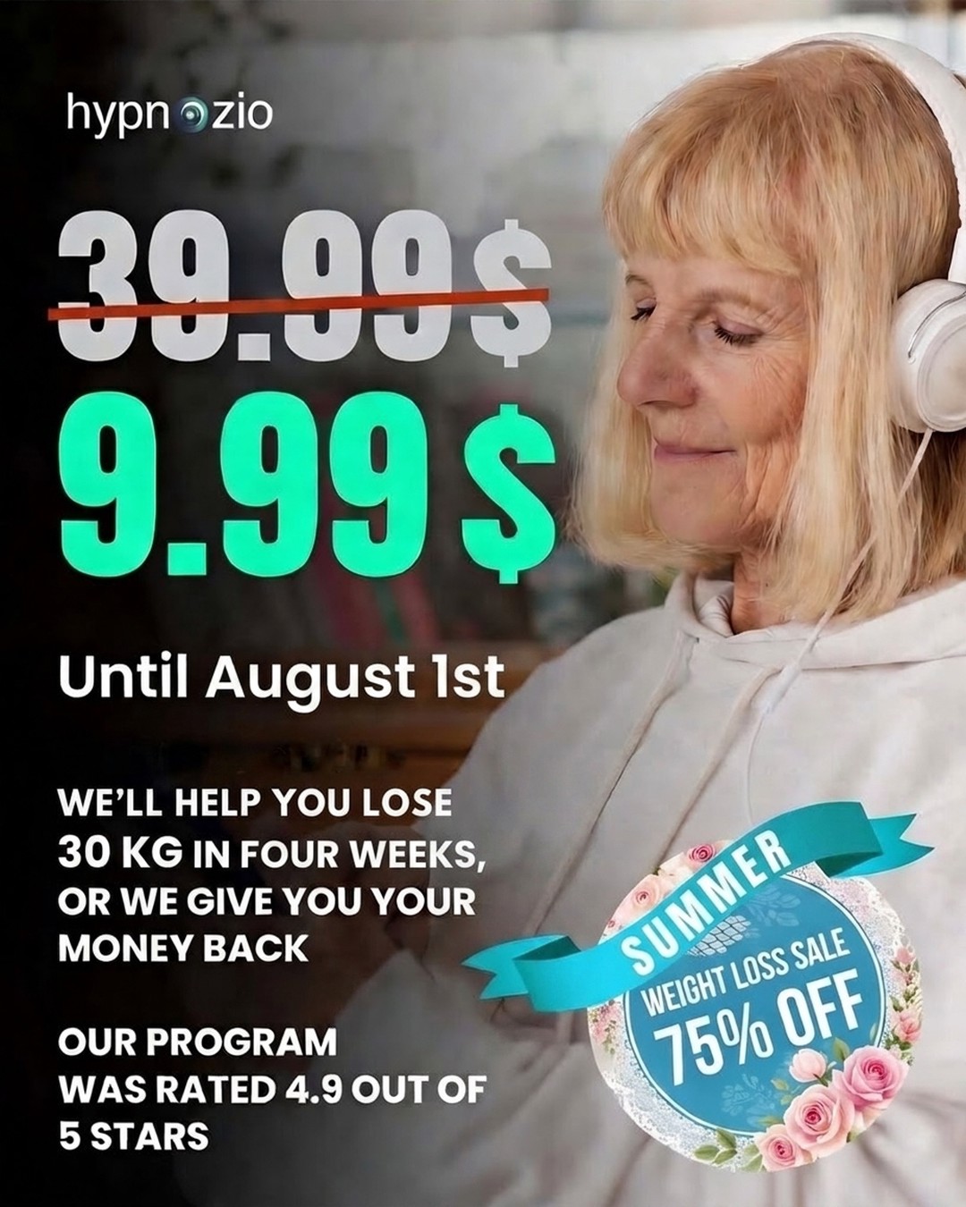 Hypnozio: power of hypnotherapy Facebook ad