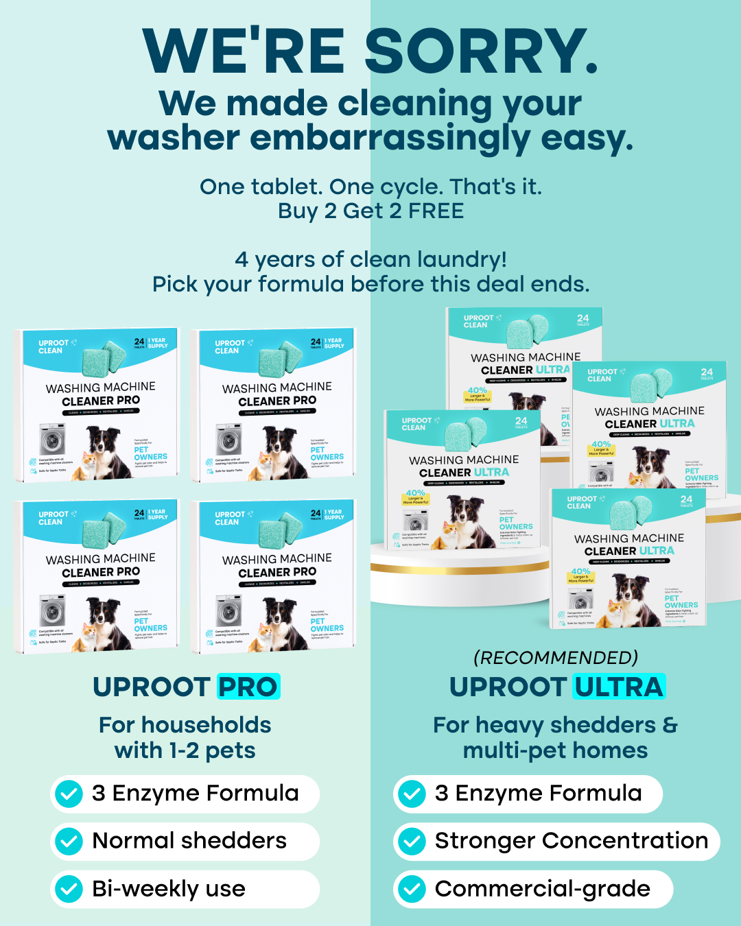 Uproot Clean Facebook ad
