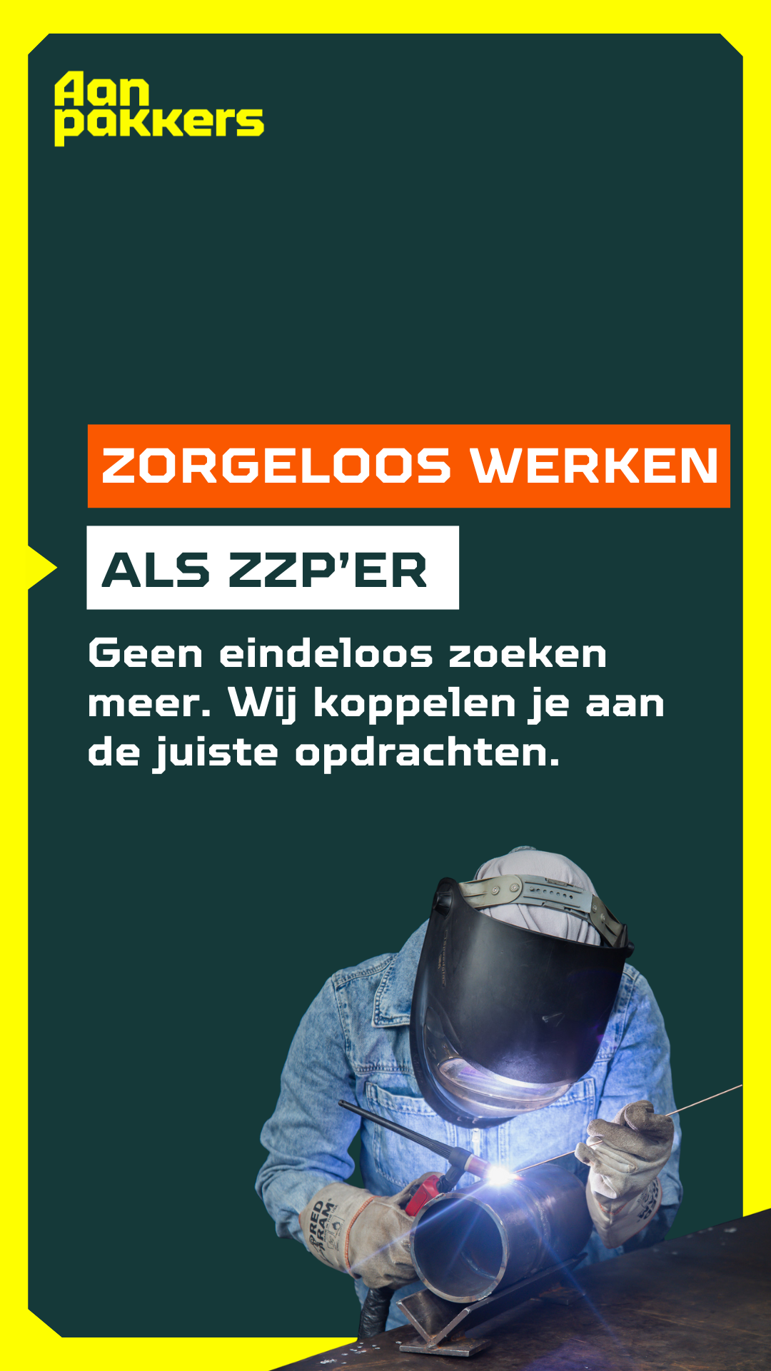 Aanpakkers.nl Facebook ad from Feb 26, 2026