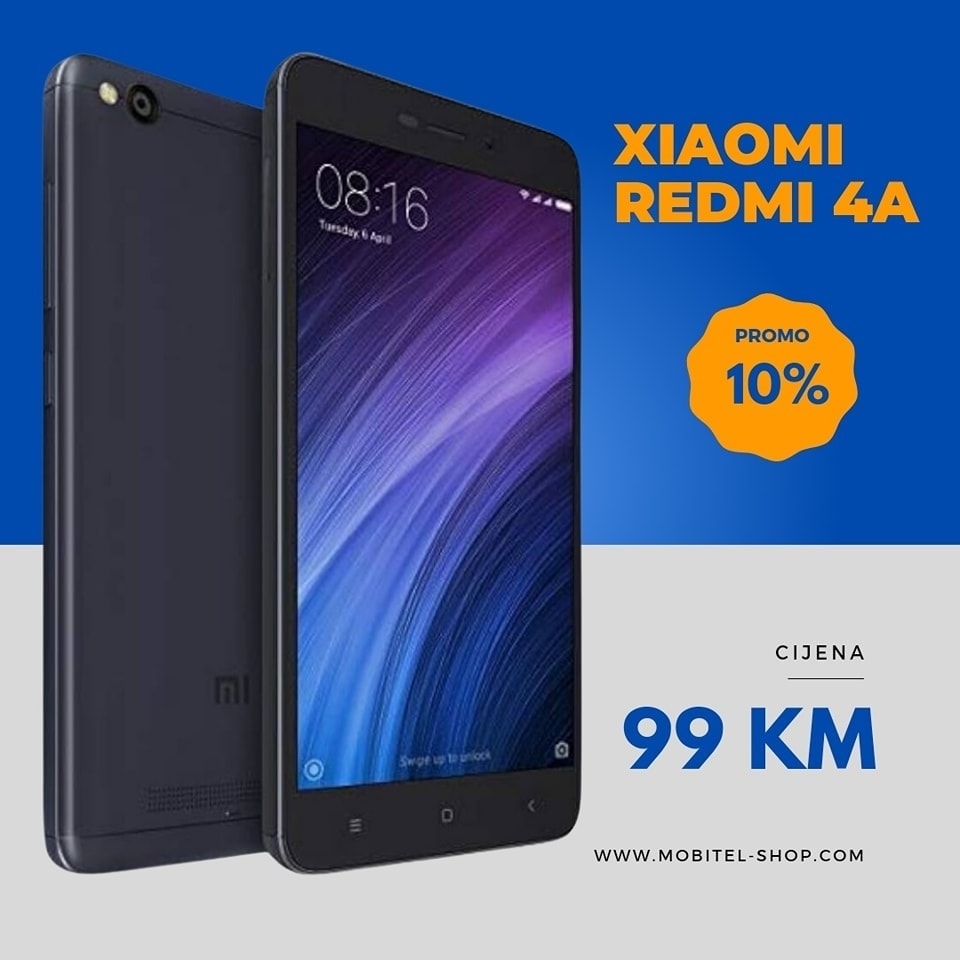 Mobitel shop Servis Facebook ad: Popularni XIAOMI REDMI 4A - refurbished verzija za…