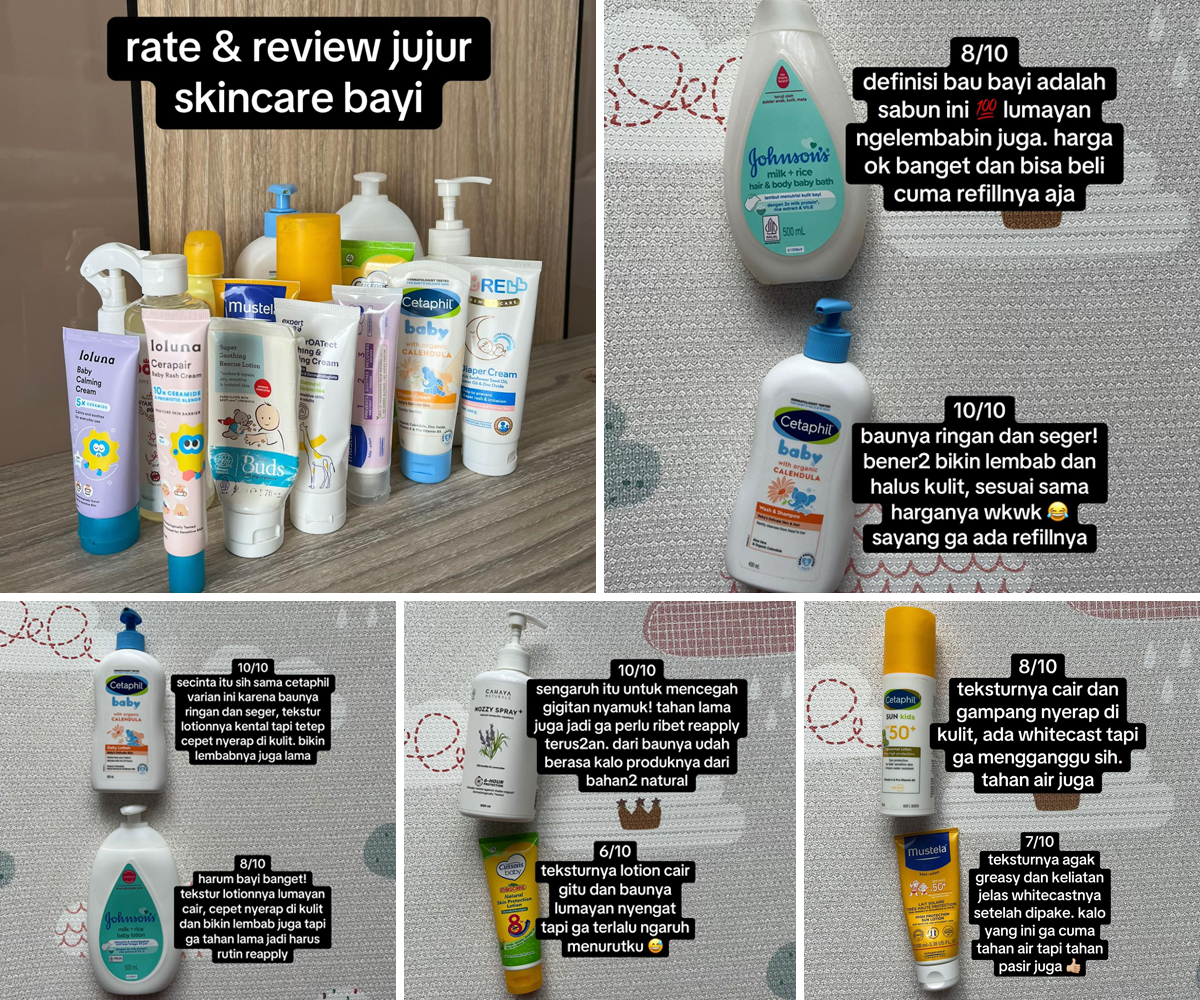 Safira Handayani Facebook ad: Rate & Review Jujur Skincare Anak