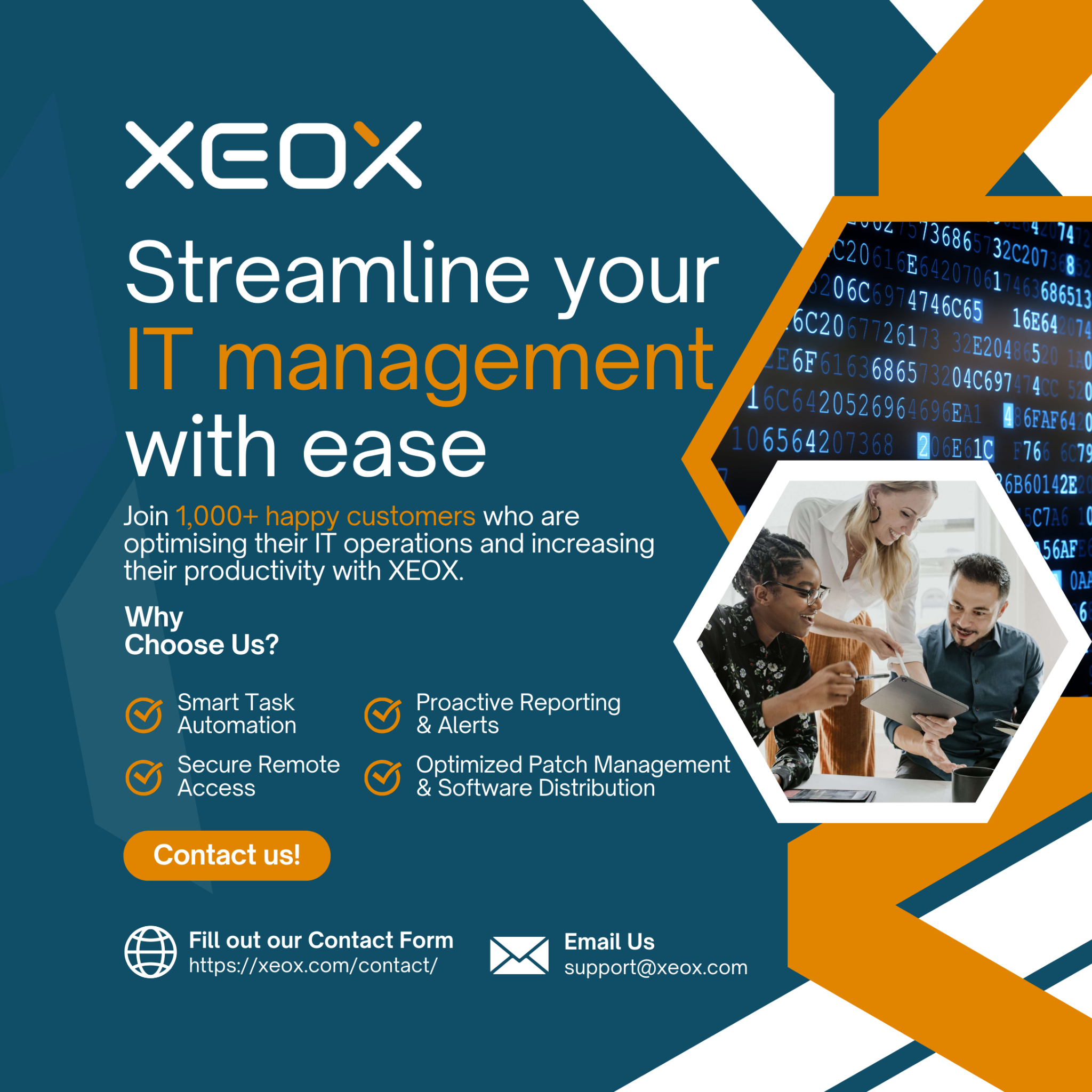 XEOX Facebook ad