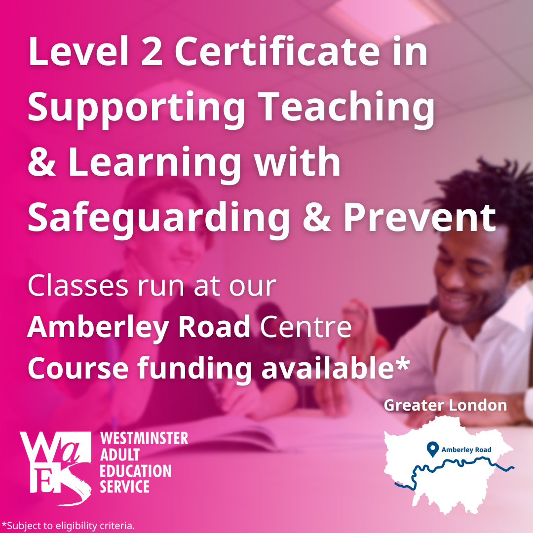 Westminster Adult Education Service Facebook ad