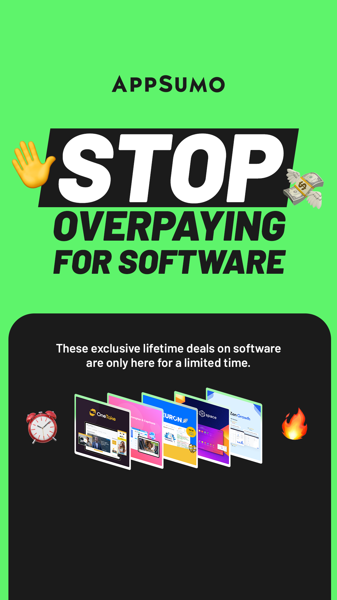AppSumo Facebook ad