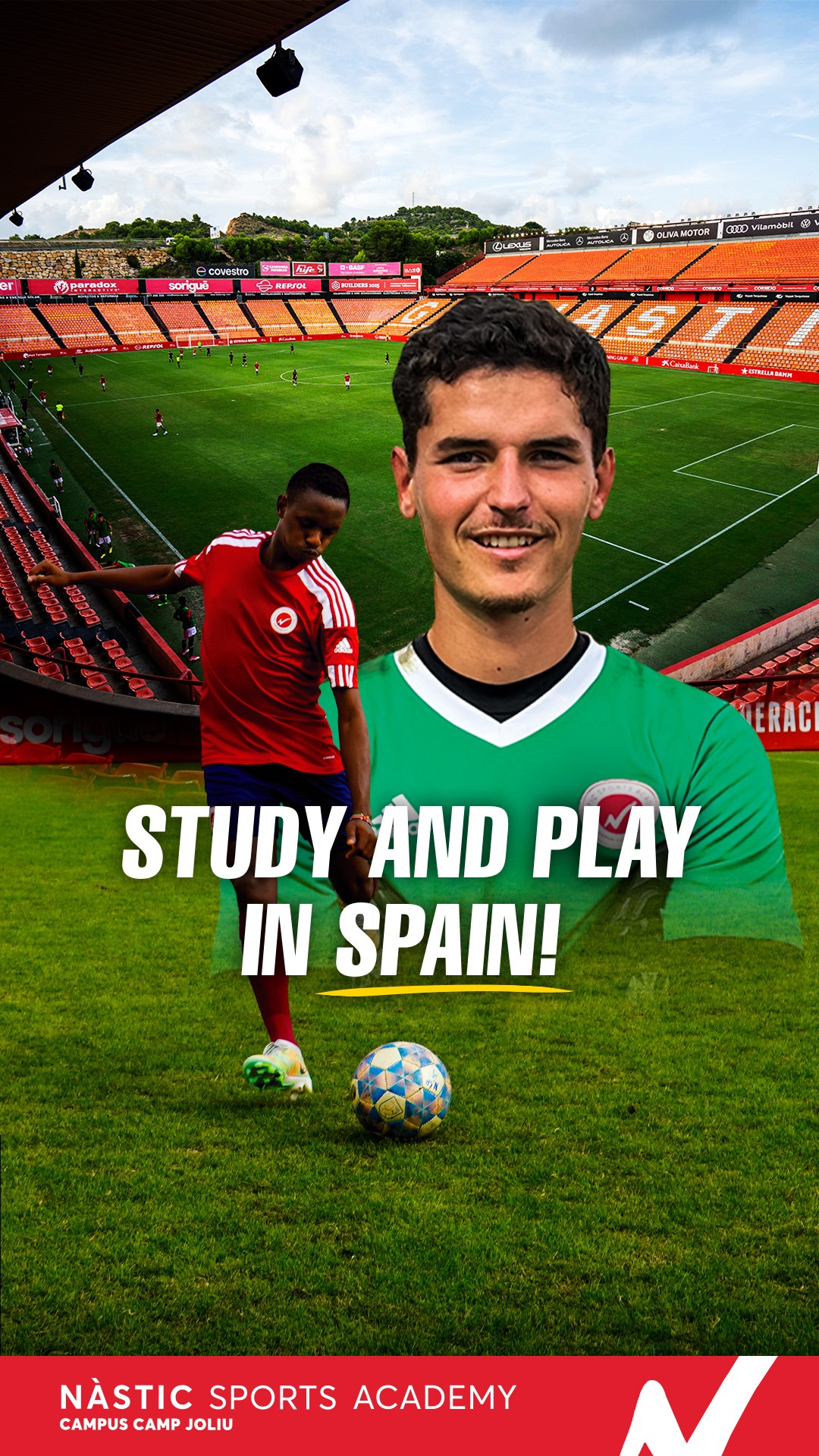Nastic Soccer Academy Facebook ad