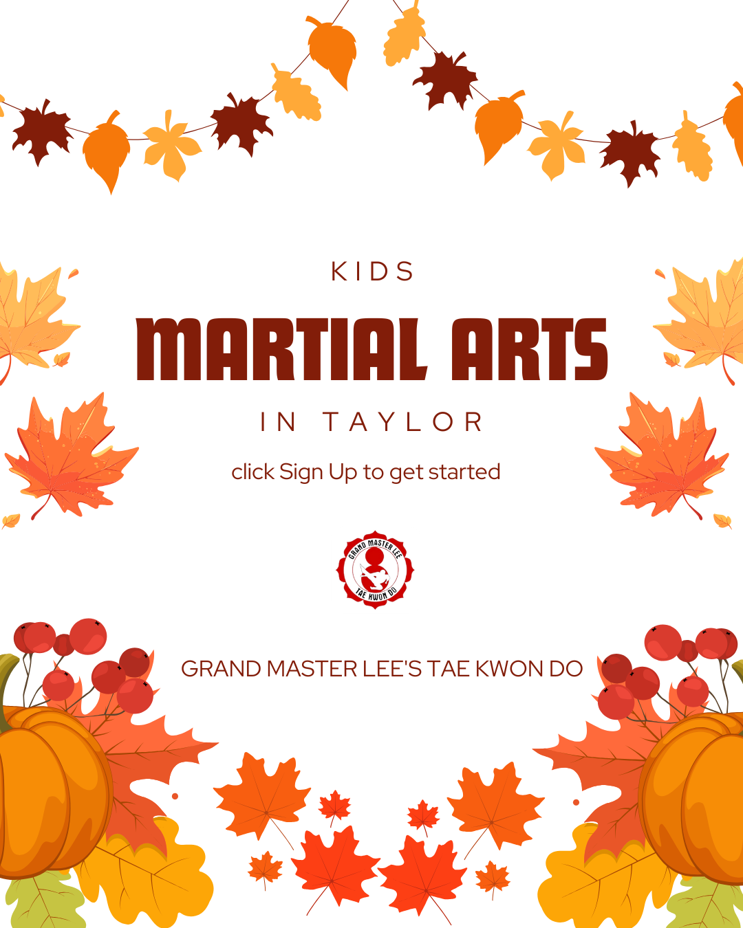 Grand Master Lee Tae Kwon Do Facebook ad