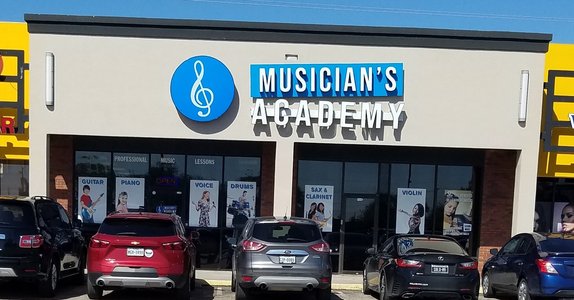 Musicians Academy Facebook ad: Corpus Christi's one stop location for Professional Music…