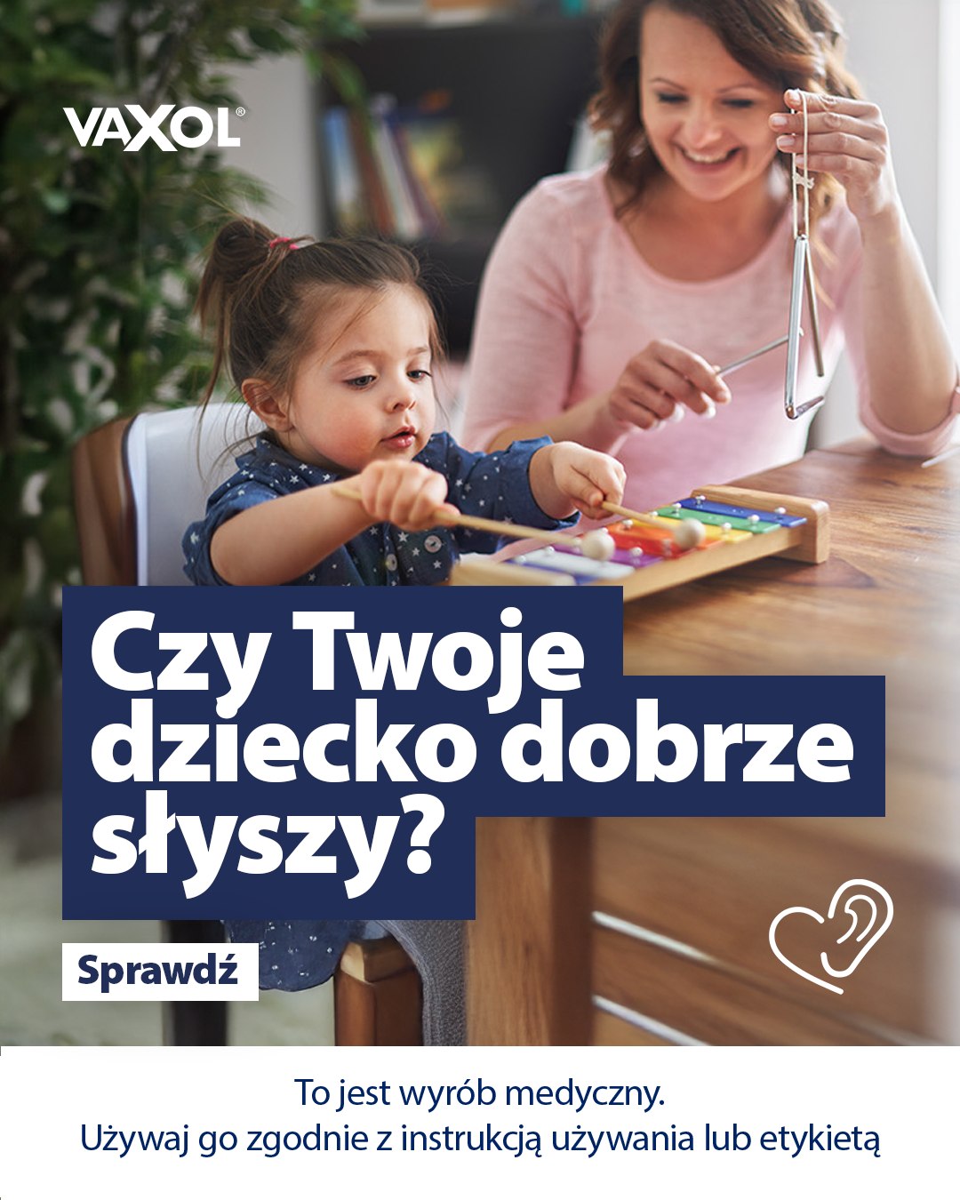 Vaxol Polska Facebook ad: Nie zawsze łatwo zauważyć, że dziecko może gorzej…