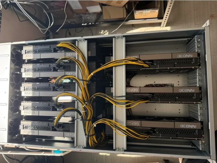 GPU Taiwan Facebook ad: 5090x8 GPU Server (also rtx pro 6000 workstaion…