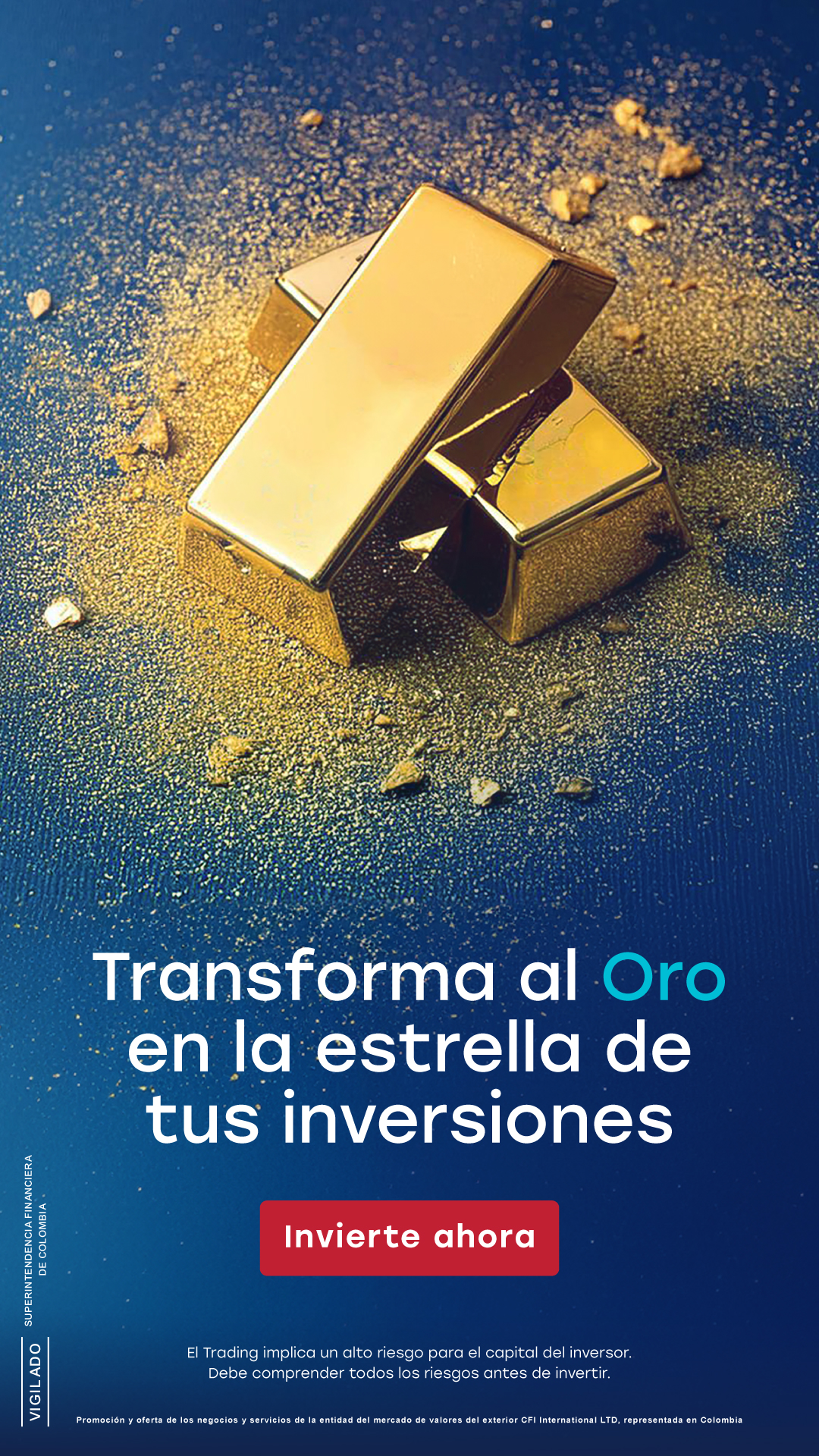 CFI Colombia Facebook ad from Apr 9, 2026