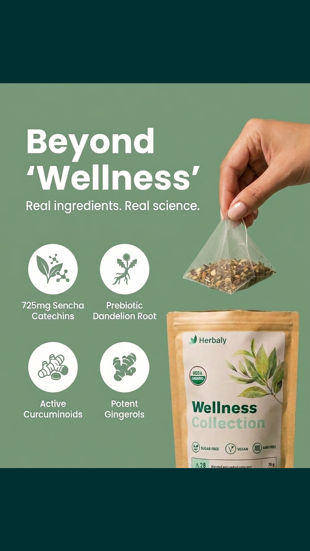 Herbaly Facebook ad