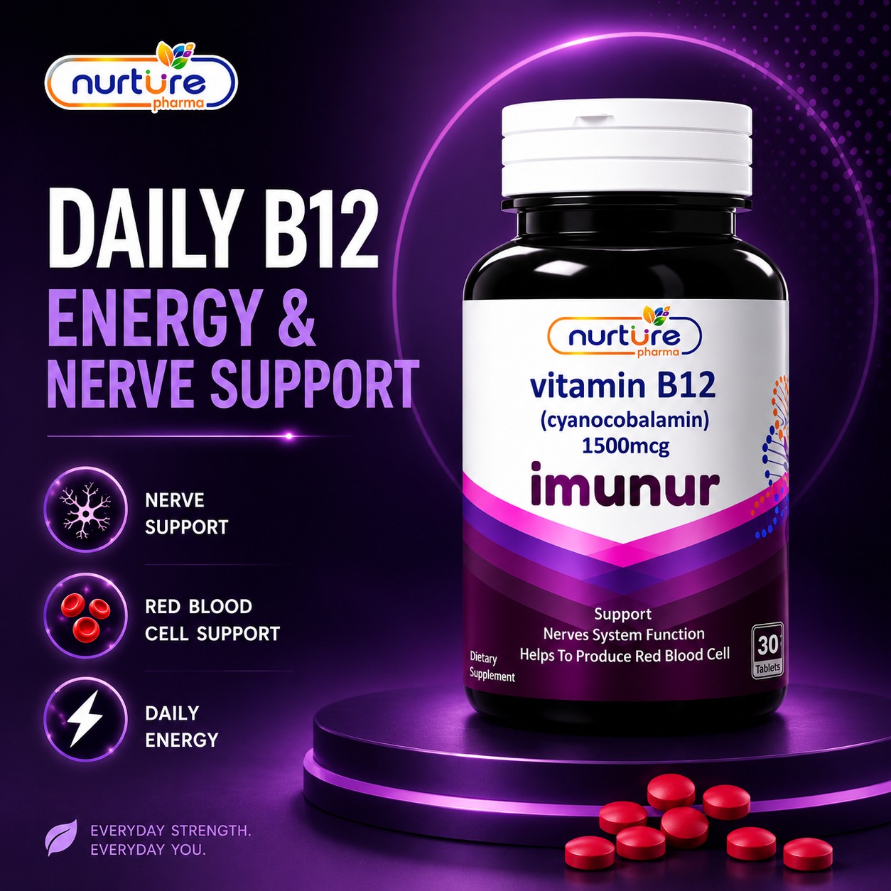 Nurture Pharma. Facebook ad