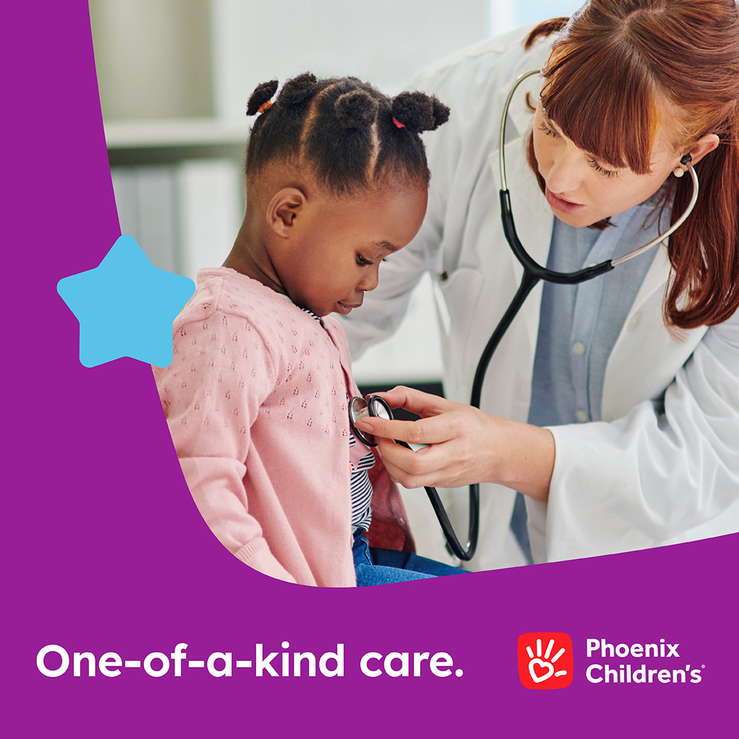 Phoenix Children's Facebook ad: Schedule Your Child's Appointment Today