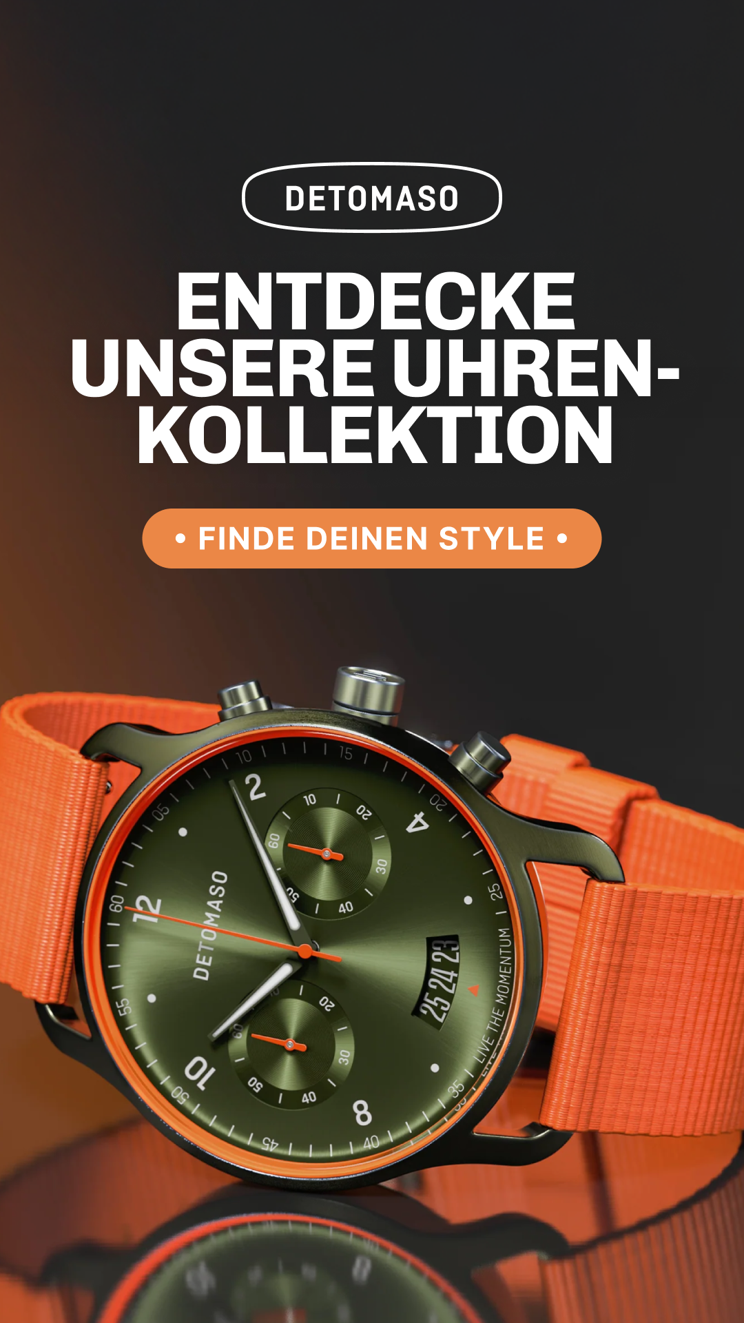 DETOMASO WATCHES Facebook ad