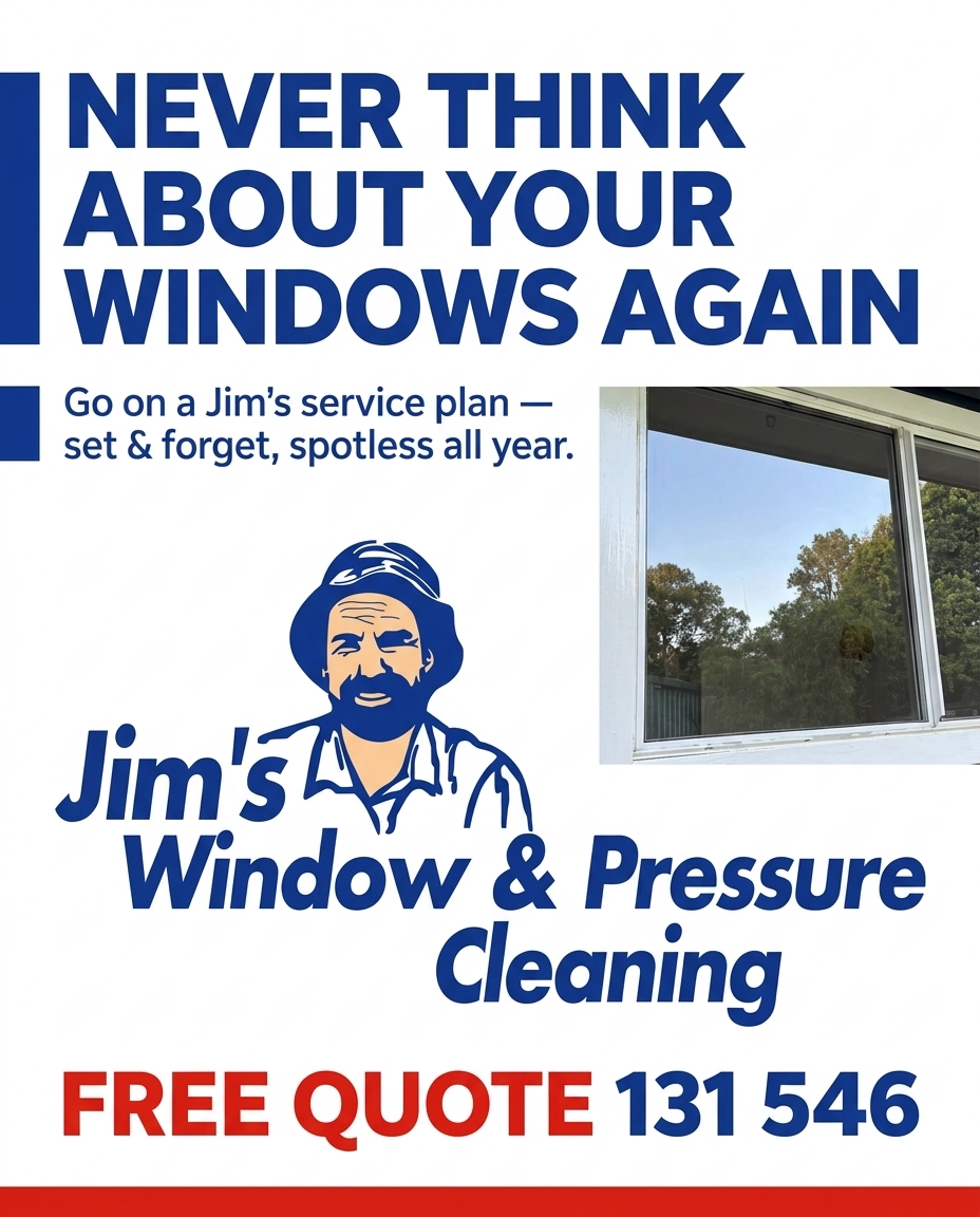 Jim's Window and Pressure Cleaning QLD Facebook ad