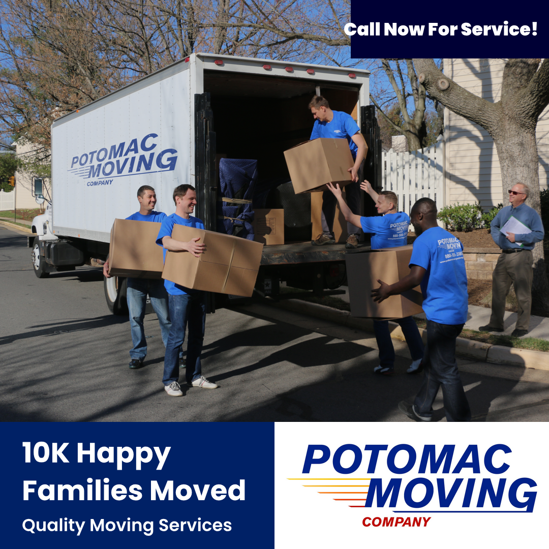 Potomac Moving Company Facebook ad: Award-Winning Movers at Your Service