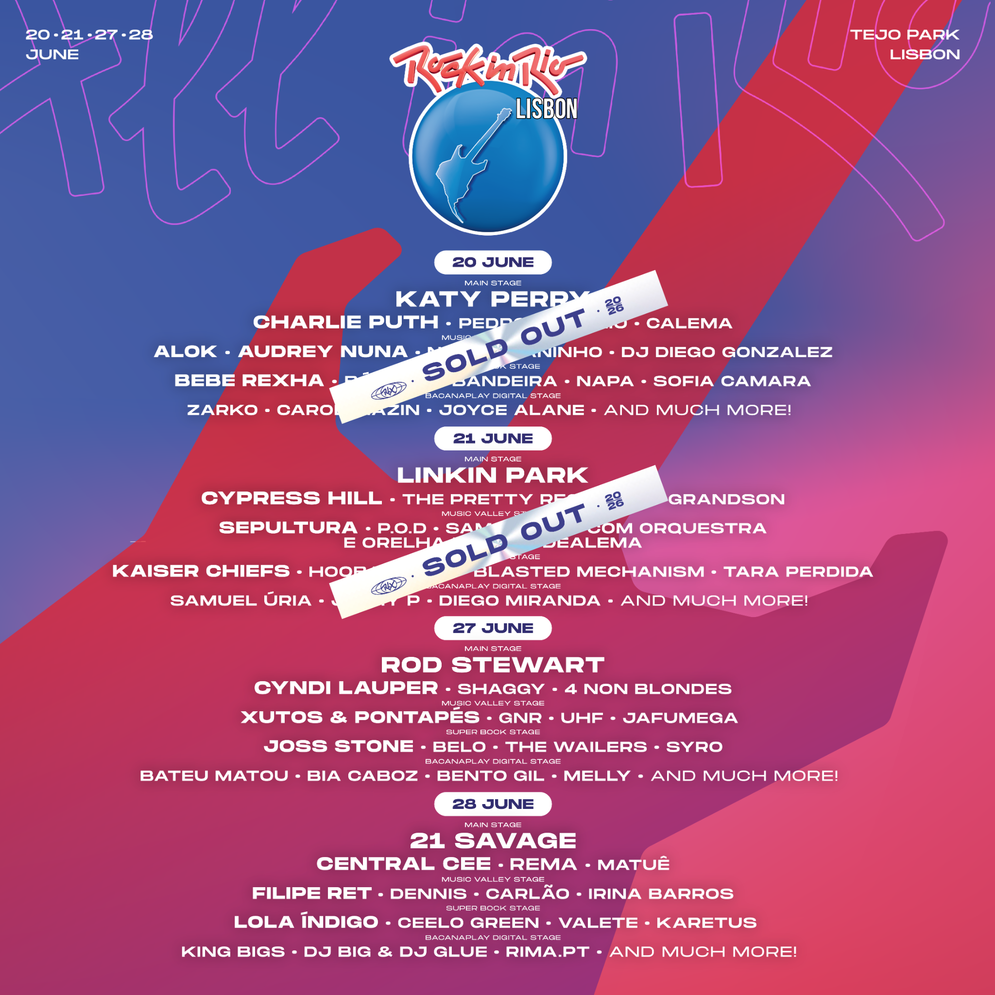 Rock in Rio Lisboa Facebook ad