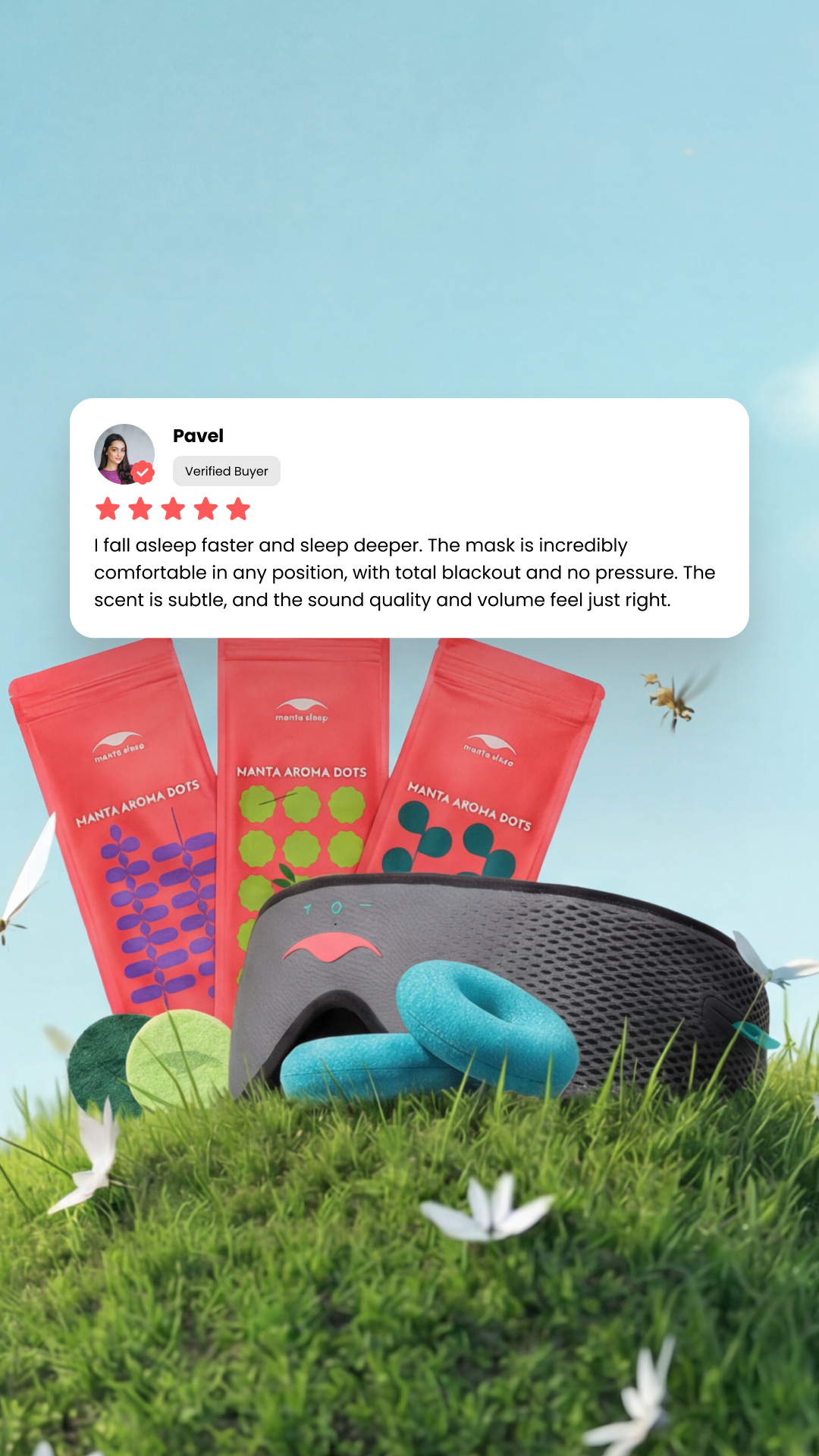 Manta Sleep Facebook ad