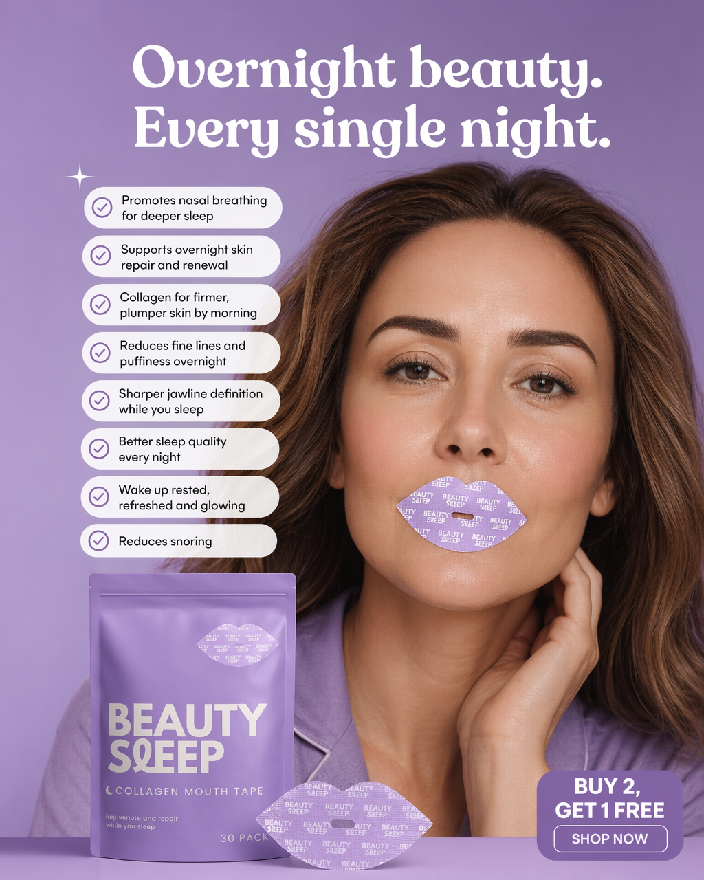 Beauty Sleep Facebook ad
